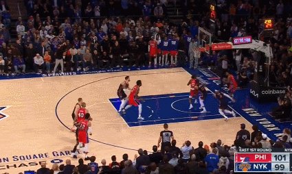 实时比分-76人遭遇黑色14秒准备上诉！恩比德：裁判让我们输